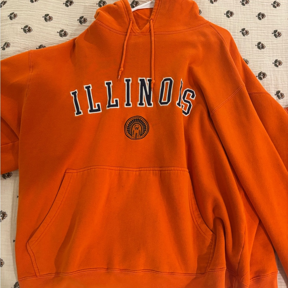 Russell Athletic Bright Orange Pro Cotton Hoodie